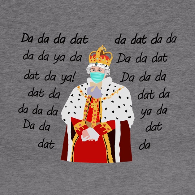 Funny Alexander Hamilton King George Da Da Da Dat Da by sandimarshel